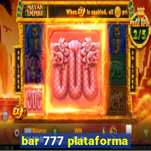 bar 777 plataforma